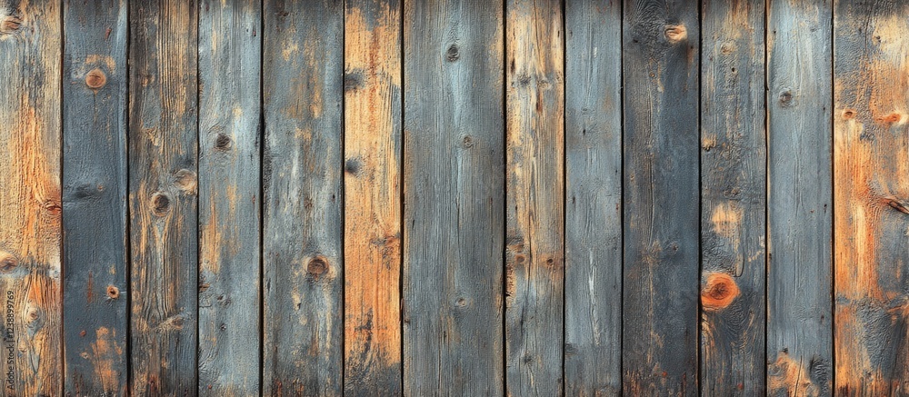 Rustic weathered wooden planks texture background with natural knots and grain patterns Rustic weathered wooden planks texture background with natural knots and grain patterns