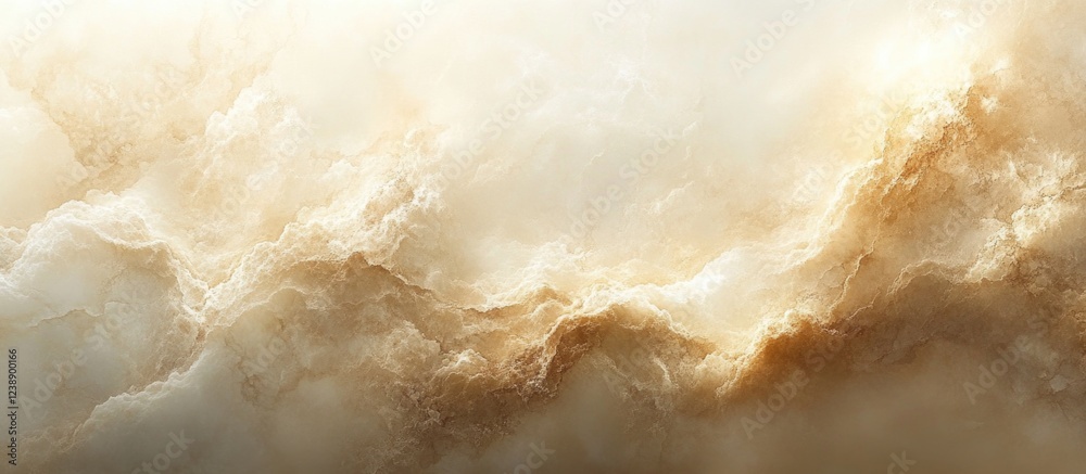 Dramatic golden and white cloudy sky with textured layers and light contrasts Dramatic golden and white cloudy sky with textured layers and light contrasts