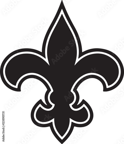 fleur de lis vector fleur de lis symbol and illustration of drop