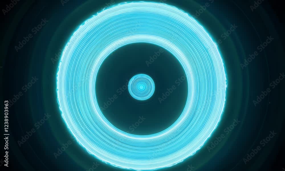 Abstract glowing blue circular motion design with radiant lines forming a futuristic halo effect on a dark background. Perfect for technology, sci-fi, or creative visual themes. Abstract glowing blue circular motion design with radiant lines forming a futuristic halo effect on a dark background. Perfect for technology, sci-fi, or creative visual themes.