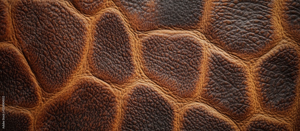 Giraffe skin texture pattern with dark brown and orange tones close-up Giraffe skin texture pattern with dark brown and orange tones close-up