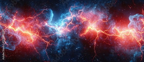 A futuristic view of a virus evolving, with glowing tendrils and dynamic patterns symbolizing mutation. The design emphasizes the adaptability and danger of pathogens over time 