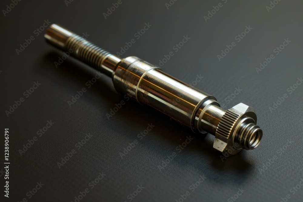 Close up of a mechanical component showcasing its precision engineering Close up of a mechanical component showcasing its precision engineering