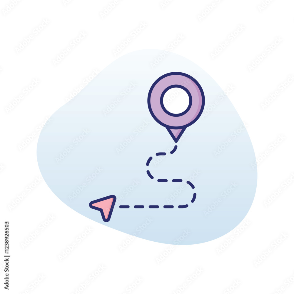 Navigation System vector icon Navigation System vector icon