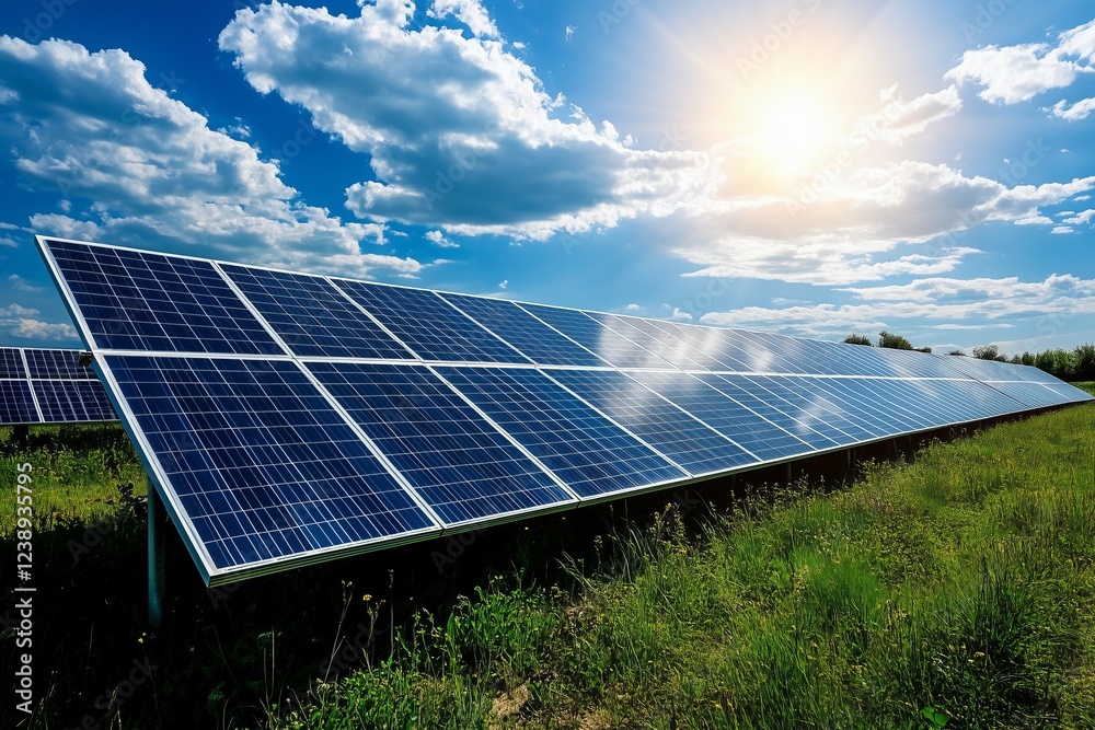 Solar panels with renewable energy storage