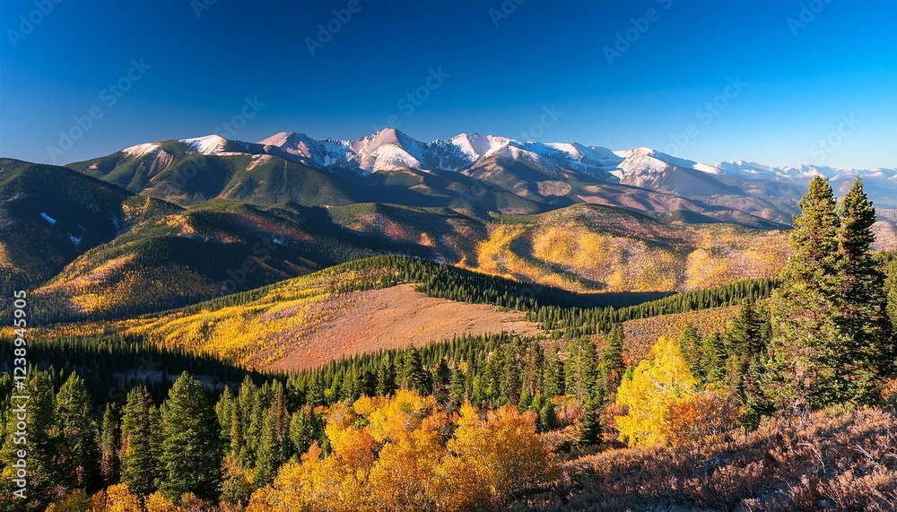 Naklejka premium the beautiful sangre de cristo variety of the colorado rocky mountains