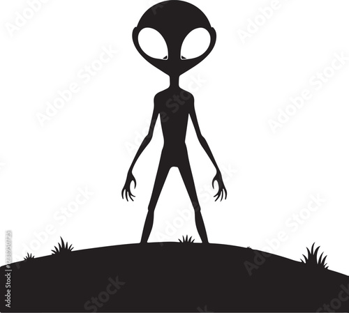 Alian sihouette image