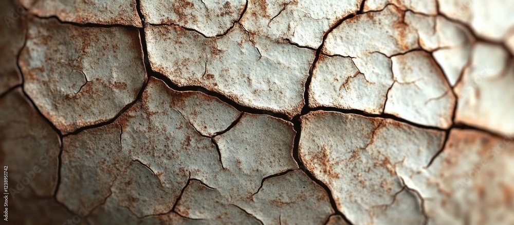 Close-up of weathered cracked surface with texture and rust details ideal for background or design elements with copy space Close-up of weathered cracked surface with texture and rust details ideal for background or design elements with copy space