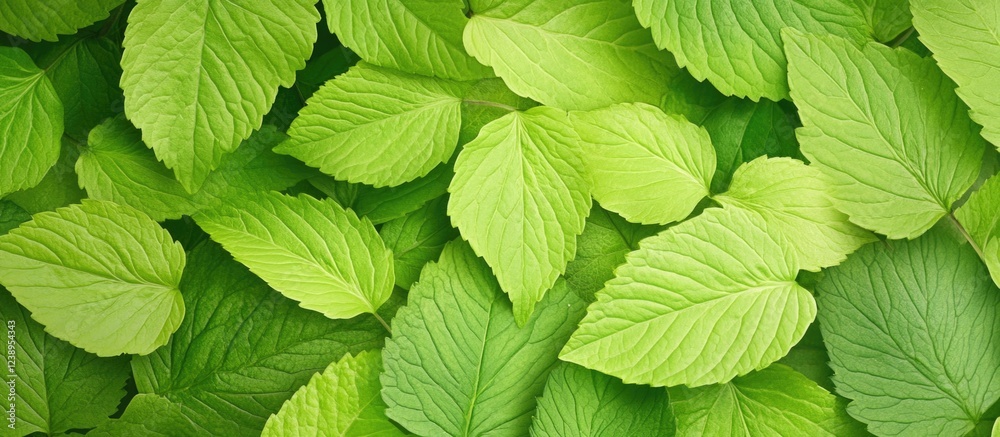 Green leafy texture background with varying shades of green leaves overlapping each other Copy Space Green leafy texture background with varying shades of green leaves overlapping each other Copy Space