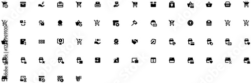 Set of Online Shopping icons
