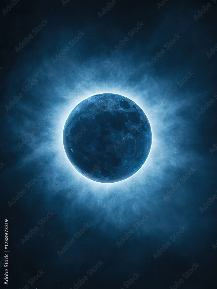 Moon Eclipse in Space Moon Eclipse in Space