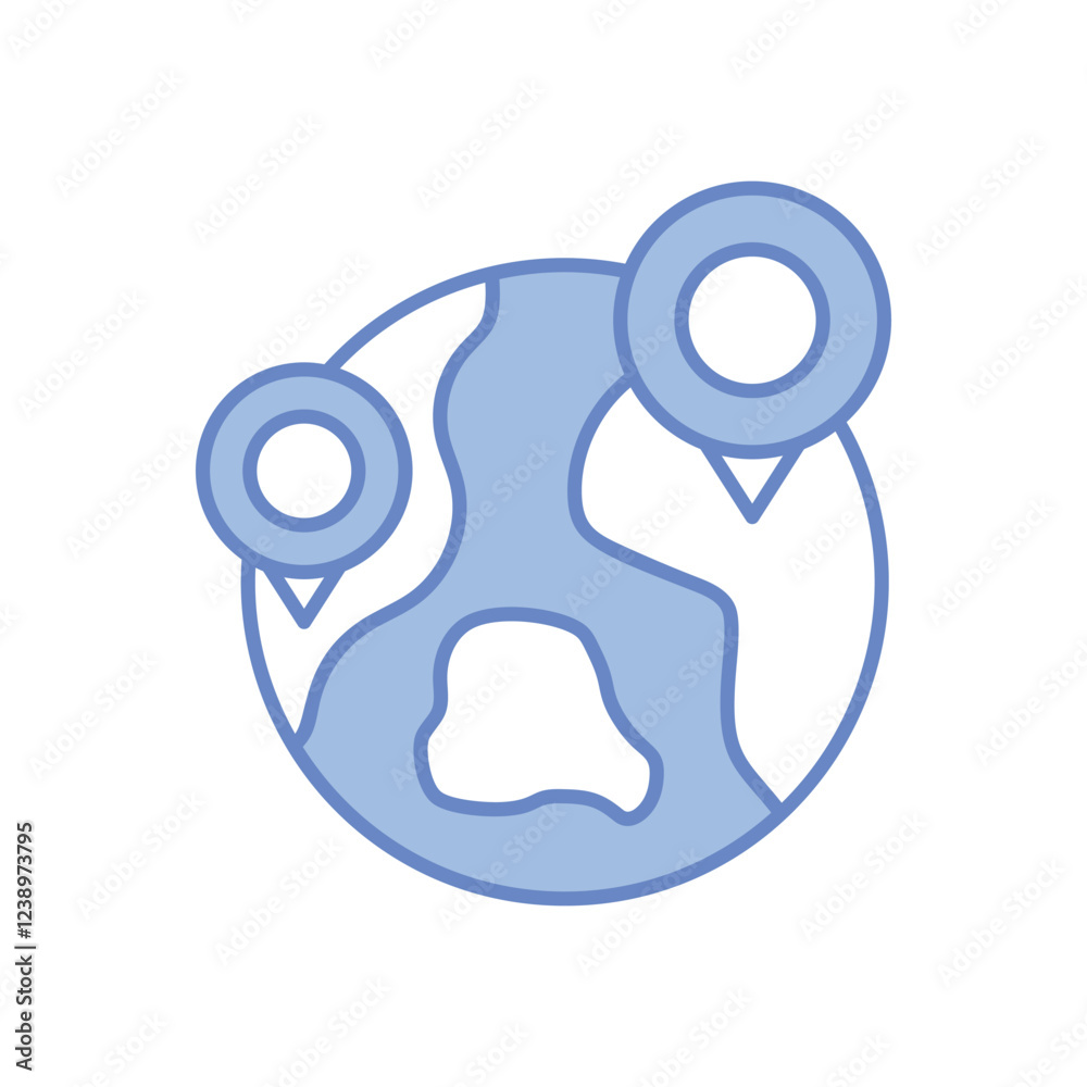 Globe vector icon Globe vector icon