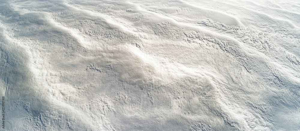 Snowy landscape with textured patterns and soft shadows on the surface Copy Space Snowy landscape with textured patterns and soft shadows on the surface Copy Space