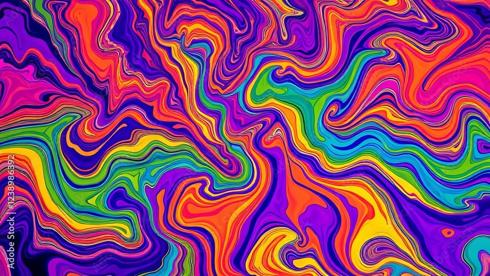Psychedelic Rainbow Liquid Art Background � Trippy Flow Background Psychedelic Rainbow Liquid Art Background � Trippy Flow Background