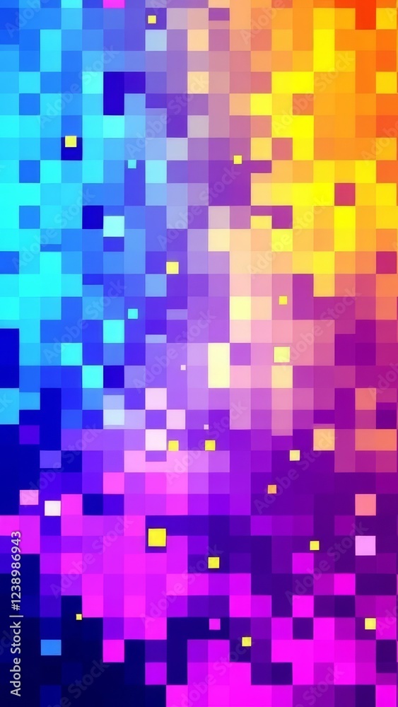 Pixelated Colorful Gradient Background Design � Bold Pixel Background Pixelated Colorful Gradient Background Design � Bold Pixel Background