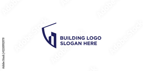 Free Download logo for a building company with a modern concept, vector - GFXLoad