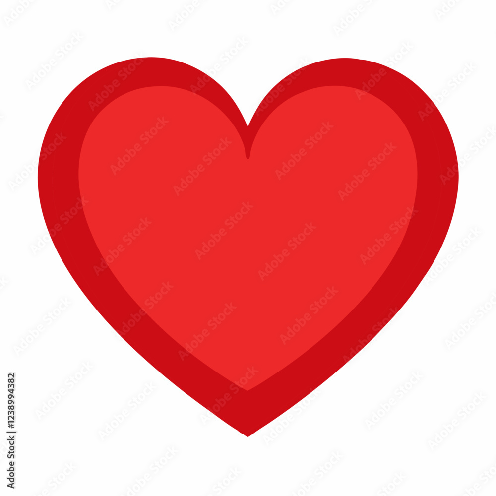 Valentine's Day Card with red heart. Simple cute valentine . Picture for Valentine's Day and wedding. Suitable for logos, valentines, greeting card , invitation. Vector illustration Valentine's Day Card with red heart. Simple cute valentine . Picture for Valentine's Day and wedding. Suitable for logos, valentines, greeting card , invitation. Vector illustration