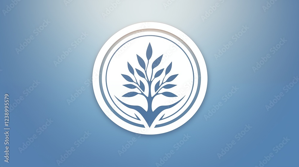 A modern logo for a hiking brand, showcasing a single mountain peak and a soft beige background, empty space on the right,generative ai illustration A modern logo for a hiking brand, showcasing a single mountain peak and a soft beige background, empty space on the right,generative ai illustration