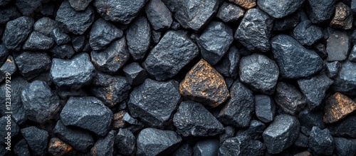 Wallpaper Mural Textured background of dark stones and rocks with varying sizes and shapes suitable for use as a natural surface with Copy Space Torontodigital.ca