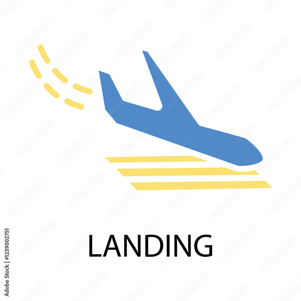 landing icon. vector.Editable stroke.linear style sign for use web design,logo.Symbol illustration. landing icon. vector.Editable stroke.linear style sign for use web design,logo.Symbol illustration.