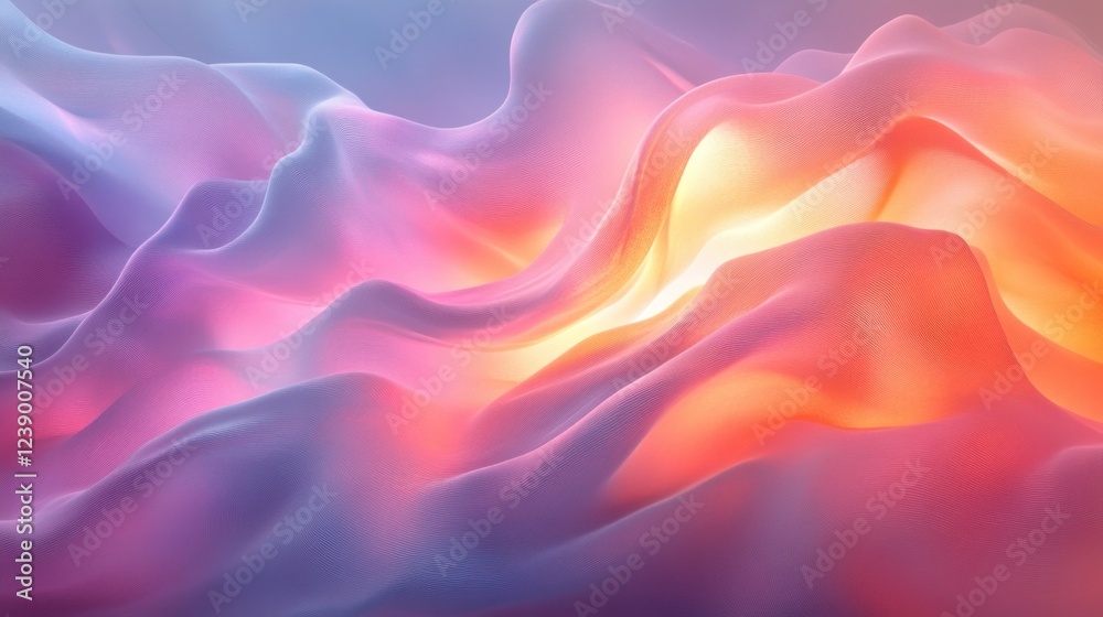 Abstract Pastel Holographic Foil Background with Iridescent Colors and Soft Light Abstract Pastel Holographic Foil Background with Iridescent Colors and Soft Light