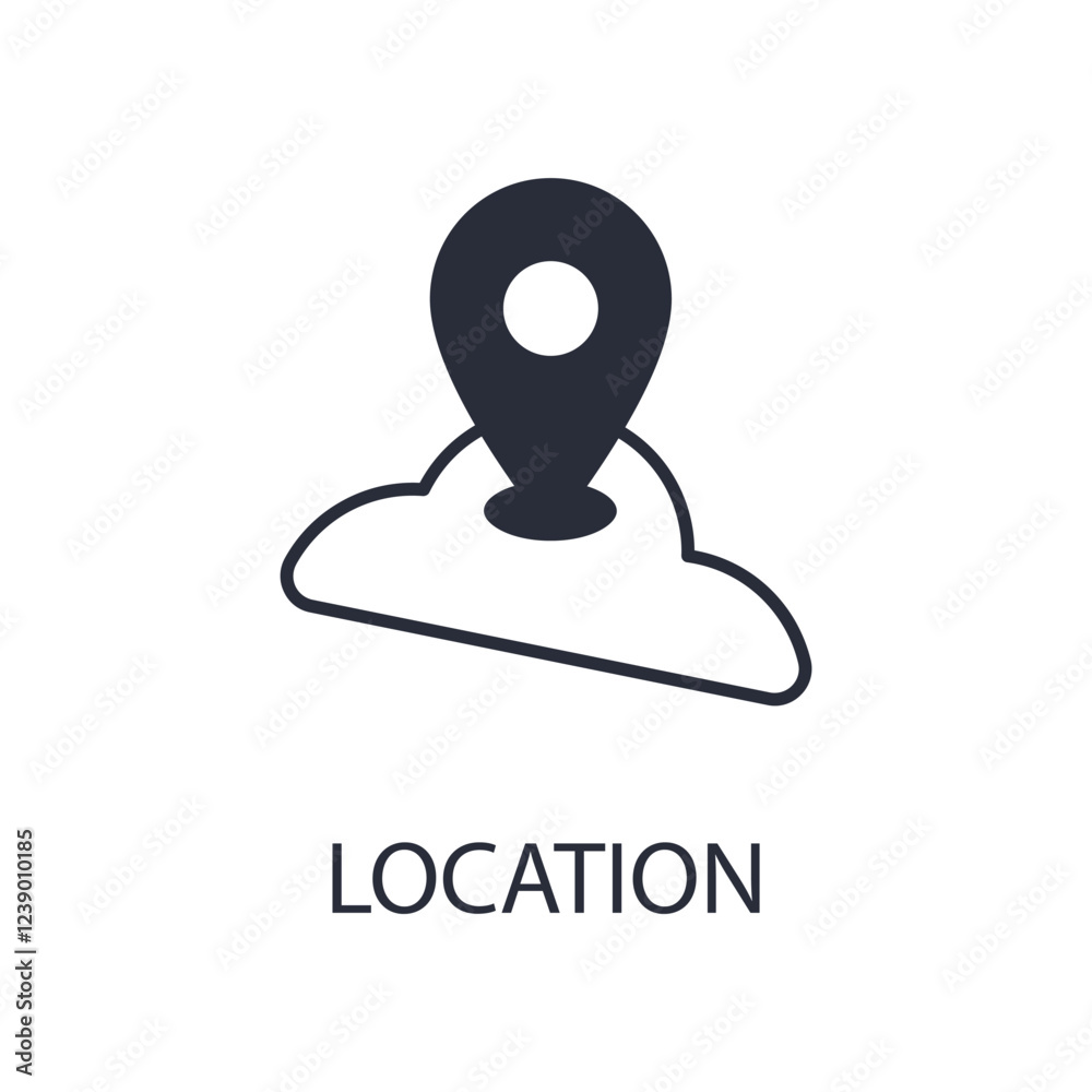 location icon. vector.Editable stroke.linear style sign for use web design,logo.Symbol illustration. location icon. vector.Editable stroke.linear style sign for use web design,logo.Symbol illustration.