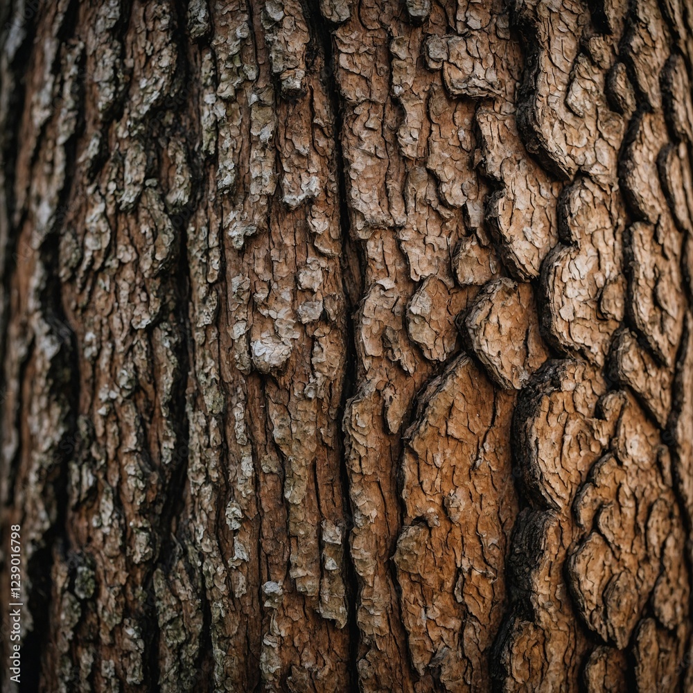 Obraz premium Photograph the texture of tree bark up close.
