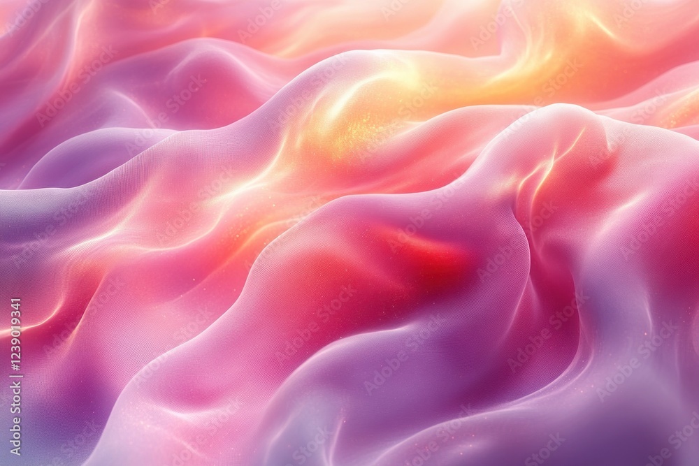 Obraz premium Watercolor Pink Abstract Background Soft Pastel Textured Art Illustration