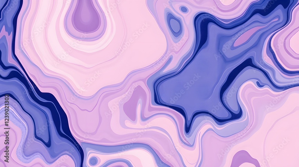 Abstract swirling patterns in soft pink and blue tones create a soothing visual experience. Generative AI Abstract swirling patterns in soft pink and blue tones create a soothing visual experience. Generative AI
