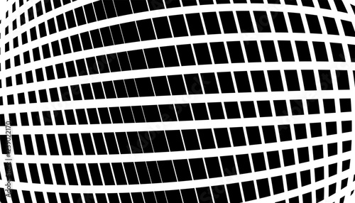 Black and white abstract geometric pattern for sporty background. Easily resized and recoloured at your discretion. Vector Format Illustration 