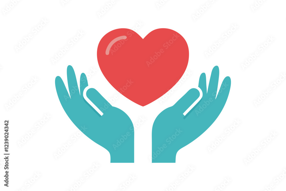 heart and hands icon vector illustration , heart in hand logo, doctor logo vector illustration , logo design heart and hands icon vector illustration , heart in hand logo, doctor logo vector illustration , logo design