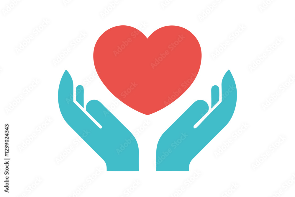 heart and hands icon vector illustration , heart in hand logo, doctor logo vector illustration , logo design heart and hands icon vector illustration , heart in hand logo, doctor logo vector illustration , logo design