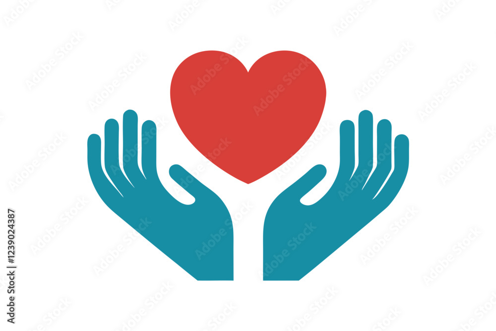 heart and hands icon vector illustration , heart in hand logo, doctor logo vector illustration , logo design heart and hands icon vector illustration , heart in hand logo, doctor logo vector illustration , logo design