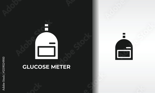 Glucose Meter Vector, Icon Or Logo Sign Isolated Symbol Illustration