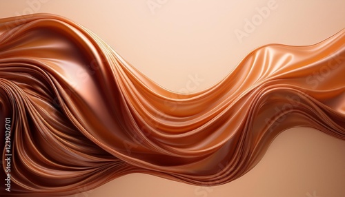 summary history with flowing liquid shapes growing a smooth silk gradient no person