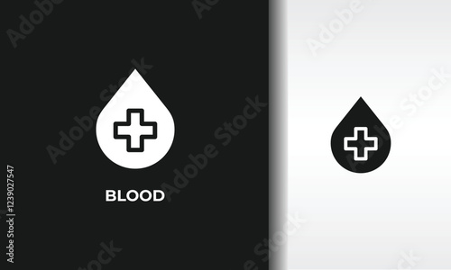 Blood Vector, Icon Or Logo Sign Isolated Symbol Illustration