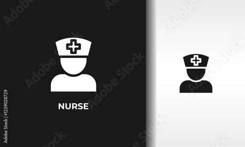 Nurse Vector, Icon Or Logo Sign Isolated Symbol Illustration