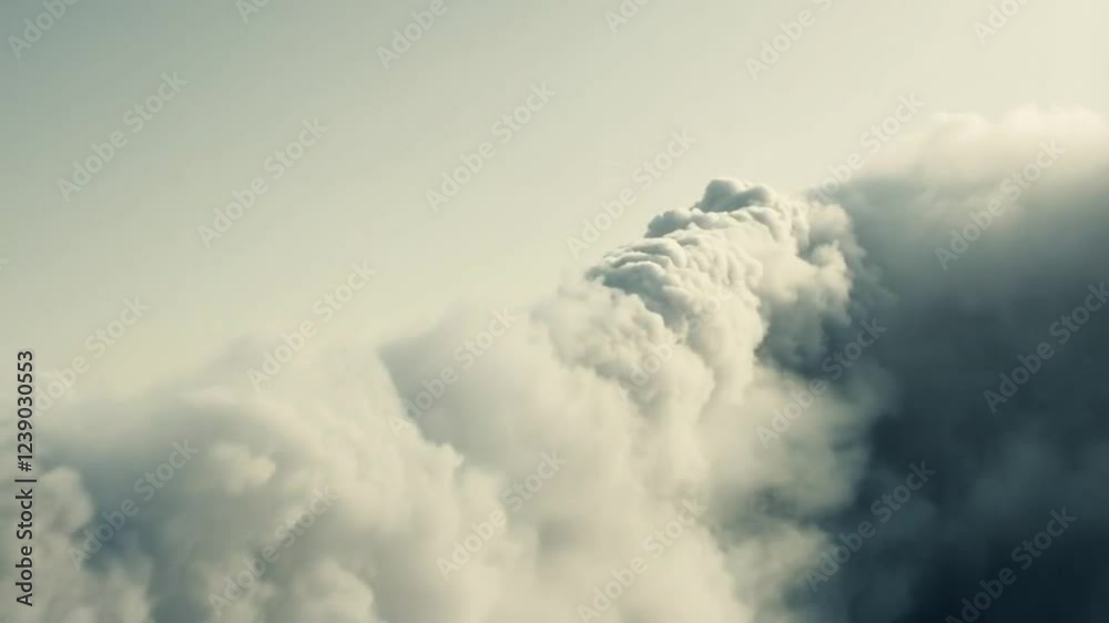 Dark gray swirl smoke on the sky Dark gray swirl smoke on the sky