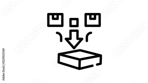 Icon Line Motion Graphics Collection