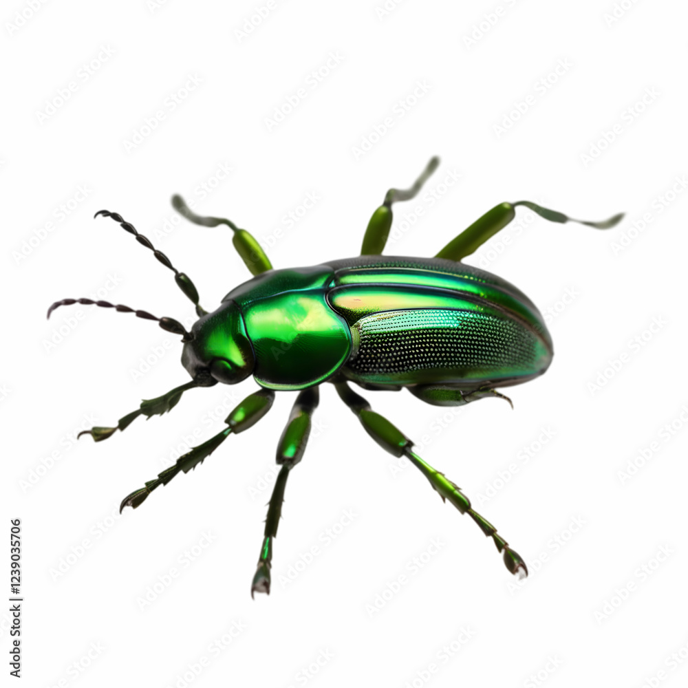 A beetle insect rose chafer isolated on white background A beetle insect rose chafer isolated on white background