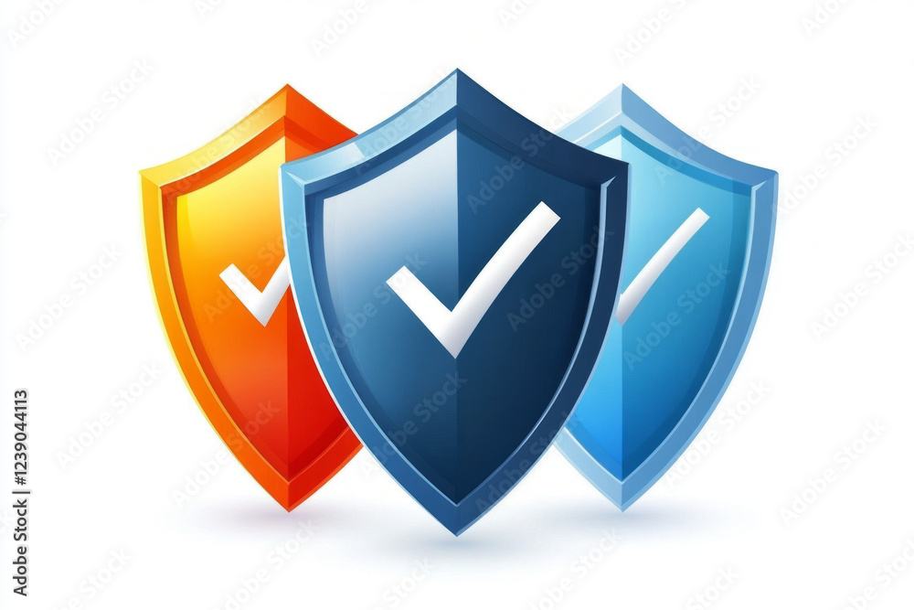 security shield with a checkmark icon security shield with a checkmark icon