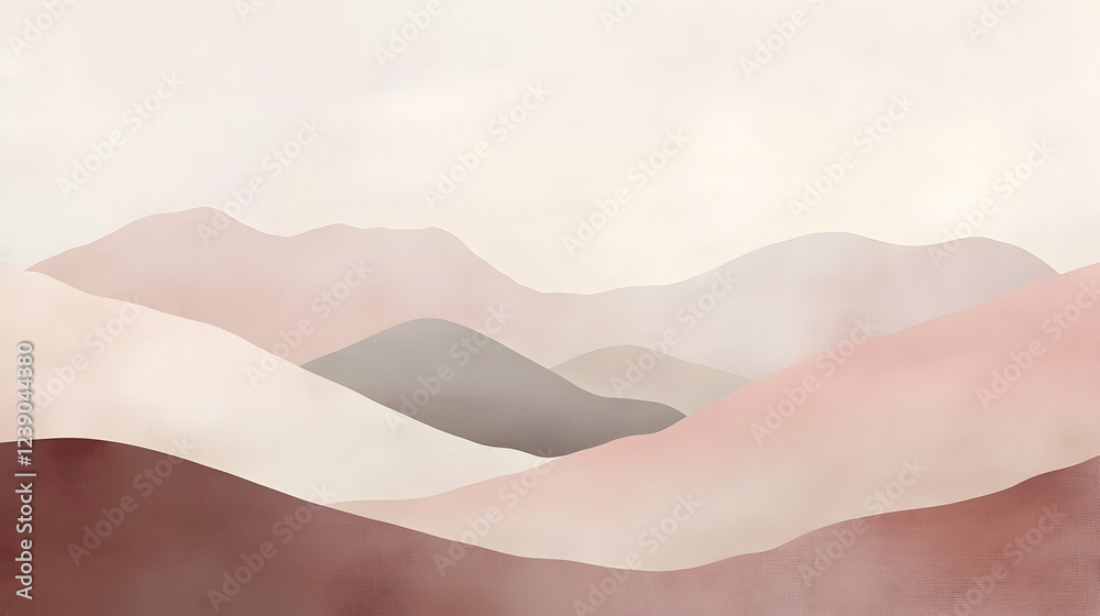 Flat gradients in ash rose and bone, minimalist and moody Flat gradients in ash rose and bone, minimalist and moody
