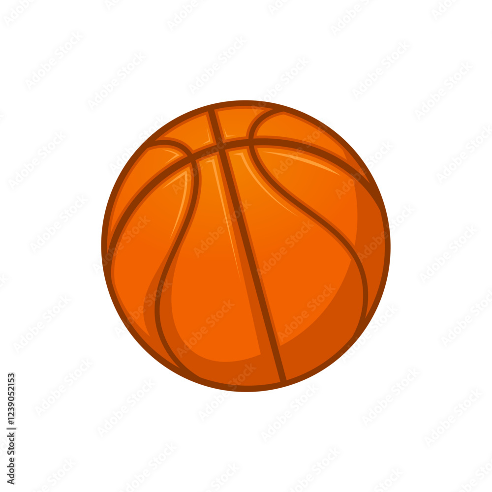 Fototapeta premium Basketball icon vector. Basketball ball icon. Basketball logo vector icon