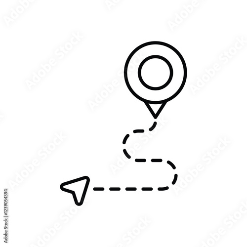 Navigation System vector icon