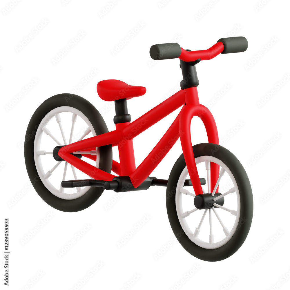Fototapeta premium Bicycle bike for transportation 3D icon