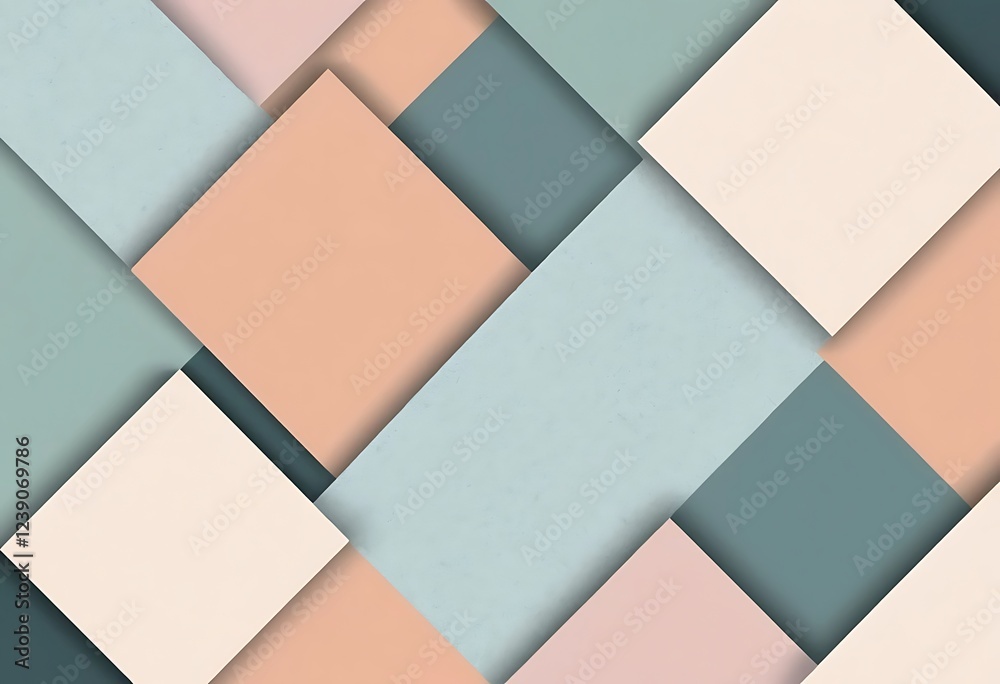 Abstract Geometric Pattern Pastel Colors Design Abstract Geometric Pattern Pastel Colors Design