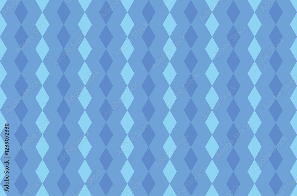 Fototapeta premium Abstract blue background Seamless geometric pattern
