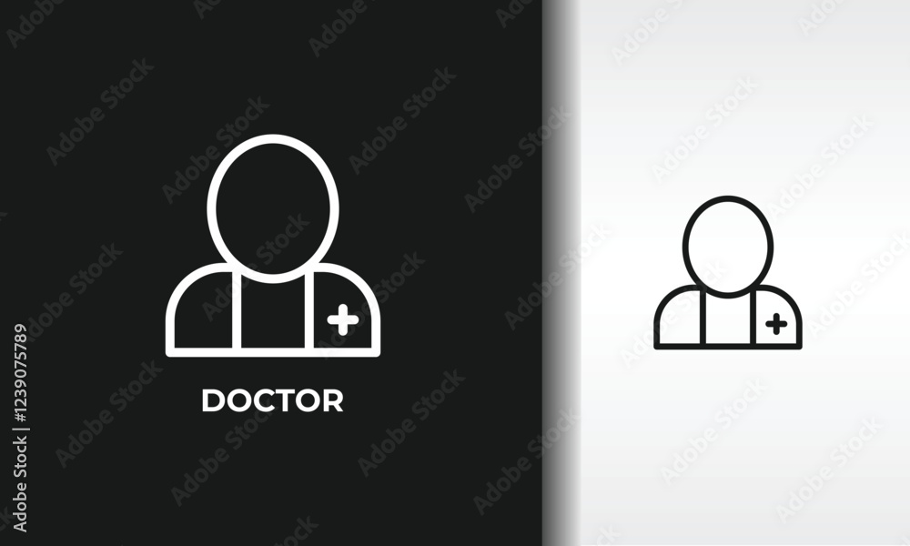Doctor Vector, Icon Or Logo Sign Isolated Symbol Illustration Doctor Vector, Icon Or Logo Sign Isolated Symbol Illustration