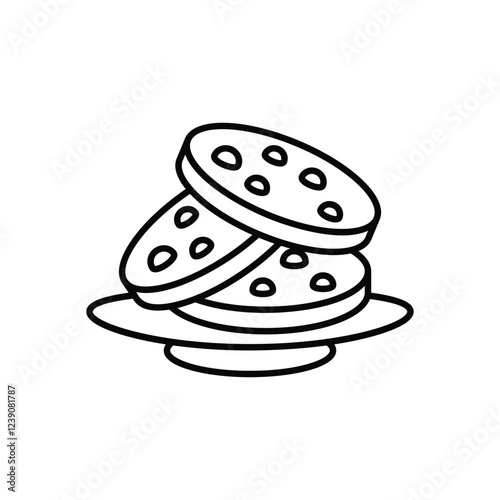 Cookies  vector icon