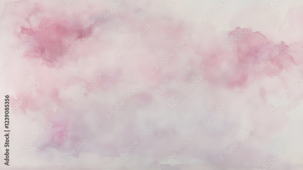 Fototapeta premium Abstract Pink Watercolor Wash Background Texture